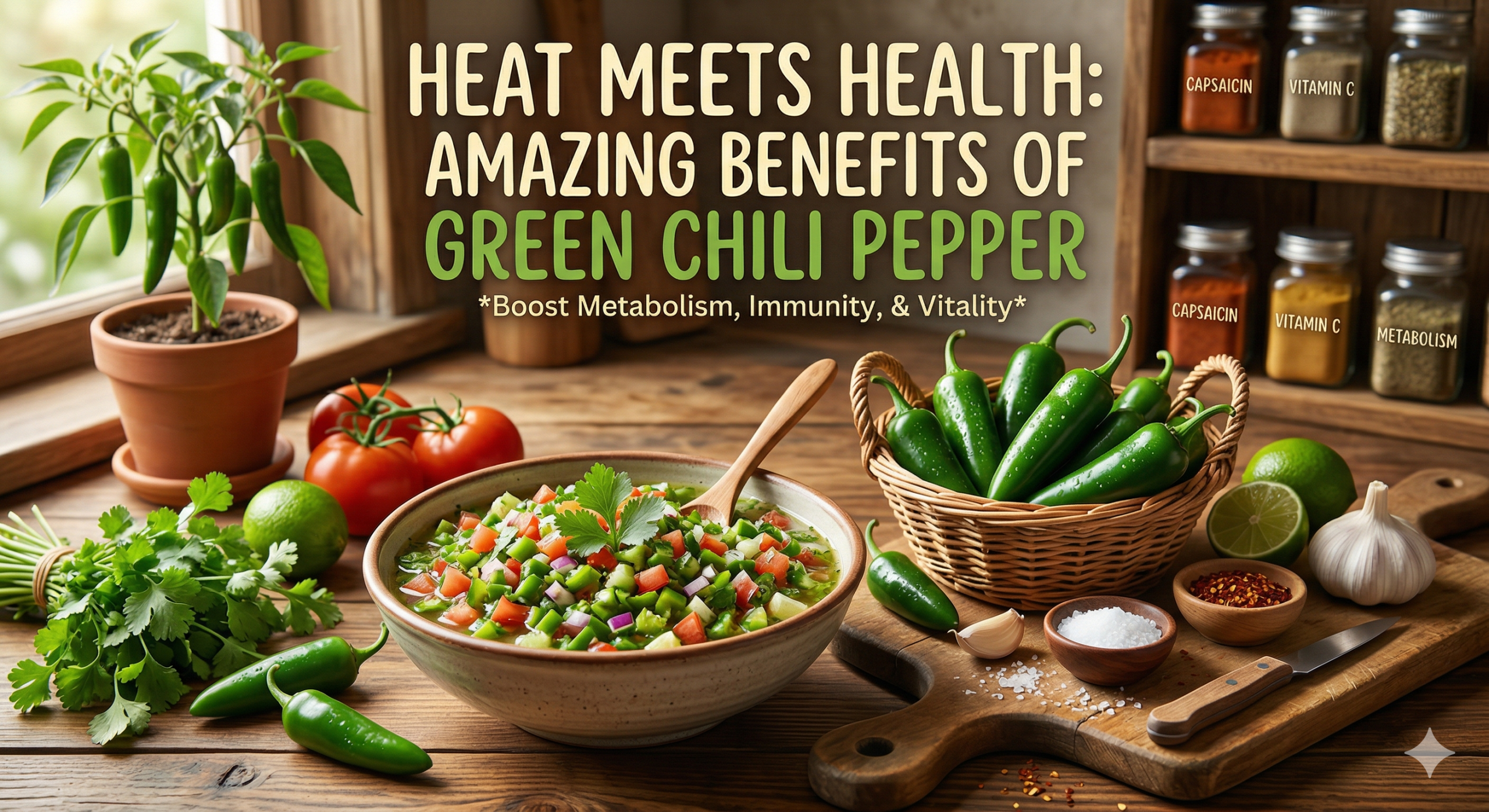 You are currently viewing Meets Health: The Amazing, Underappreciated Benefits of Green Chili Peppe