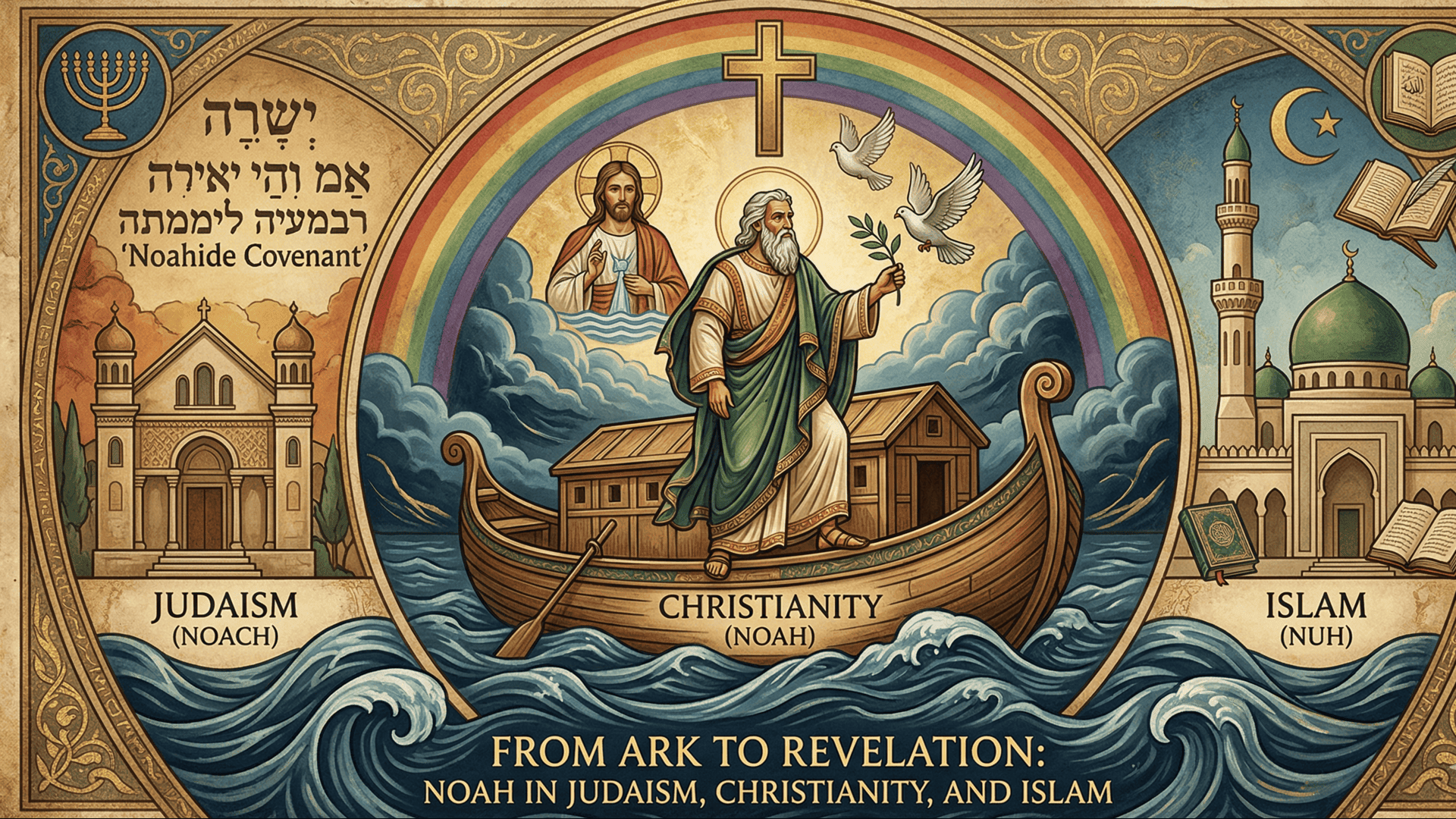 From Ark to Revelation: Noah in Judaism, Christianity, and Islam