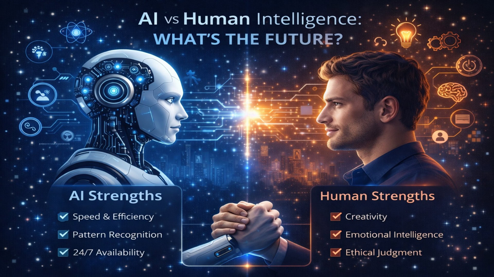 AI vs. Human Intelligence: Navigating the Future of Cognition and Collaboration