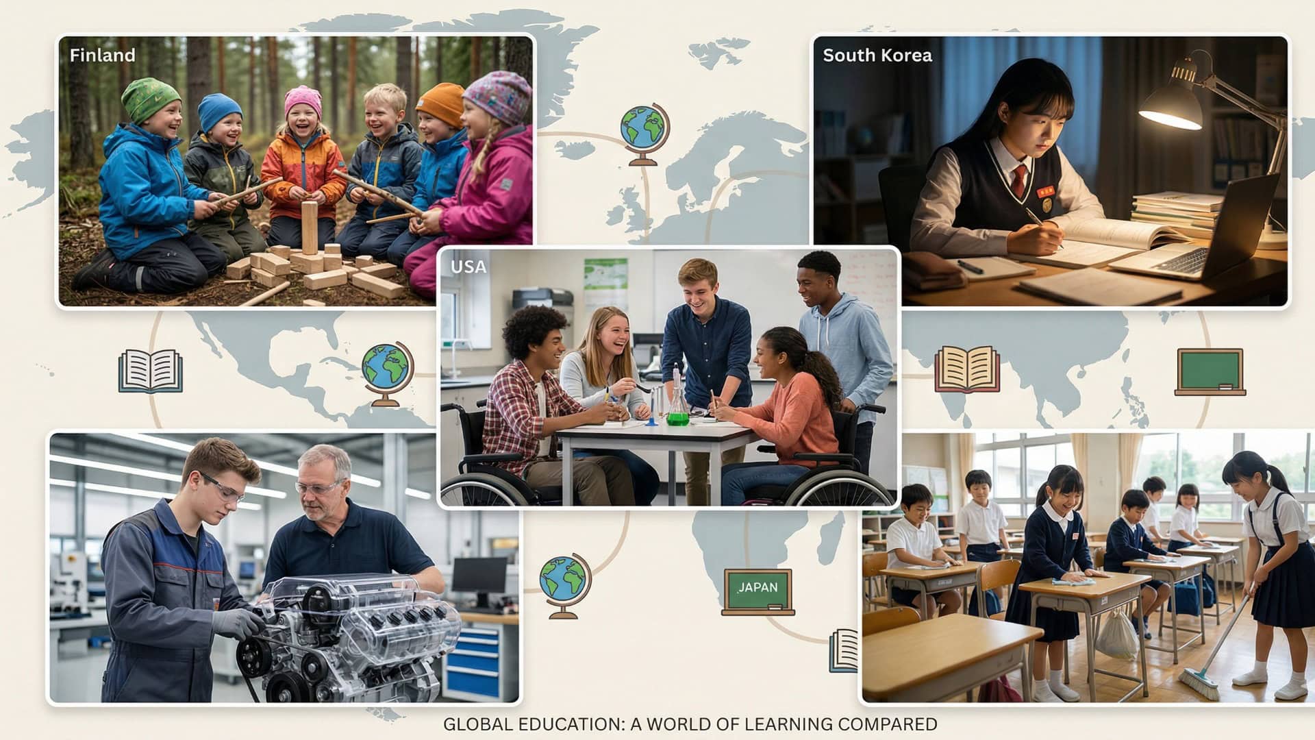 A Comprehensive Comparison of Education Systems Around the World