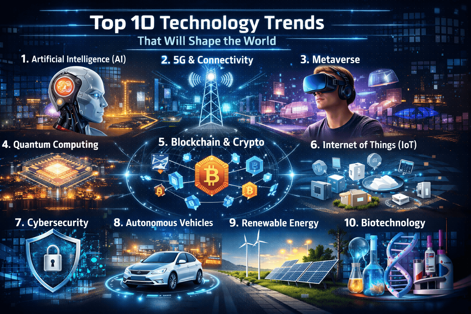 The Future is Now: Top 10 Technology Trends That Will Shape the World