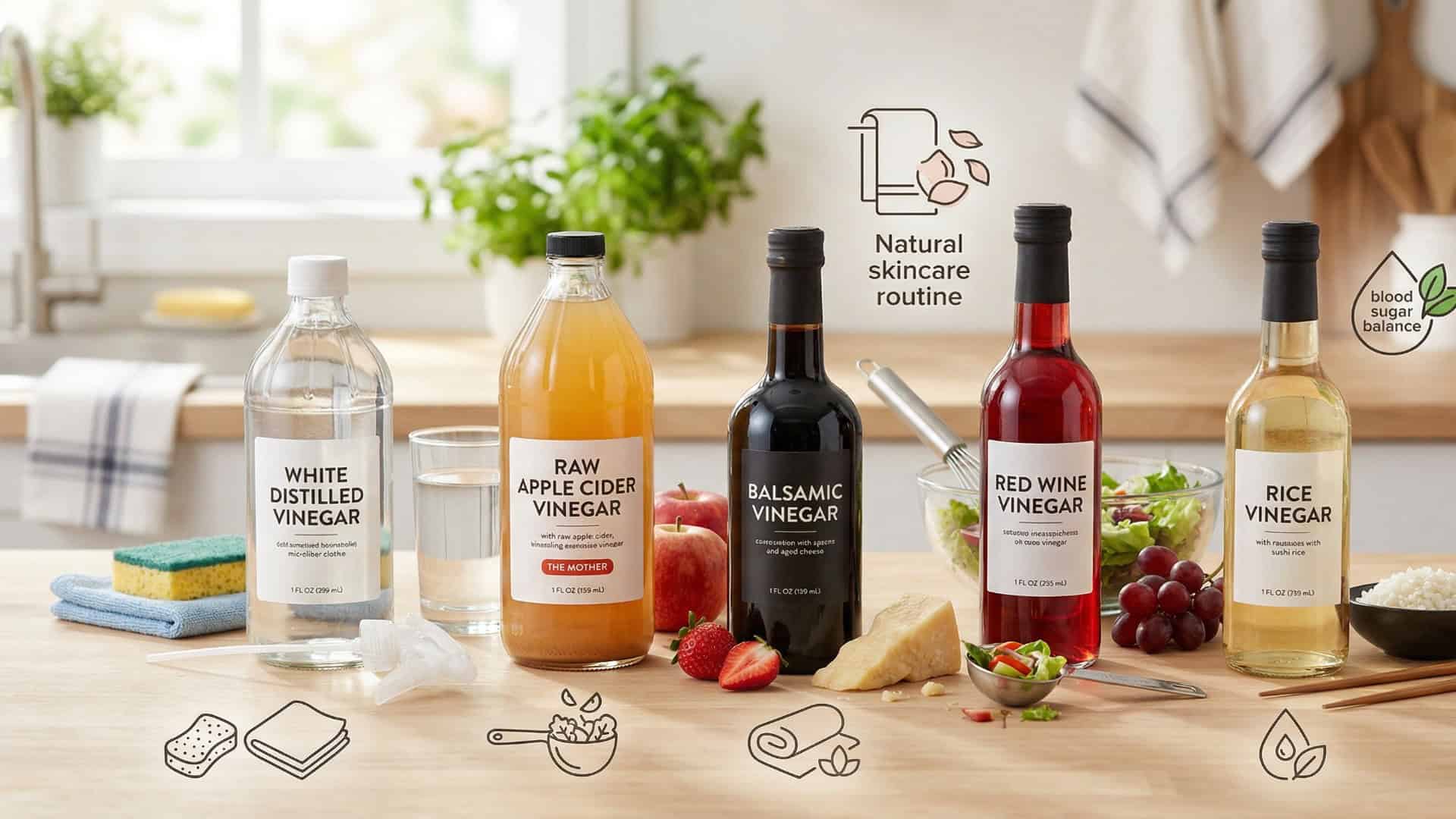 The Ultimate Guide to Vinegar: Types, Benefits, Uses, and Nutrition Explained