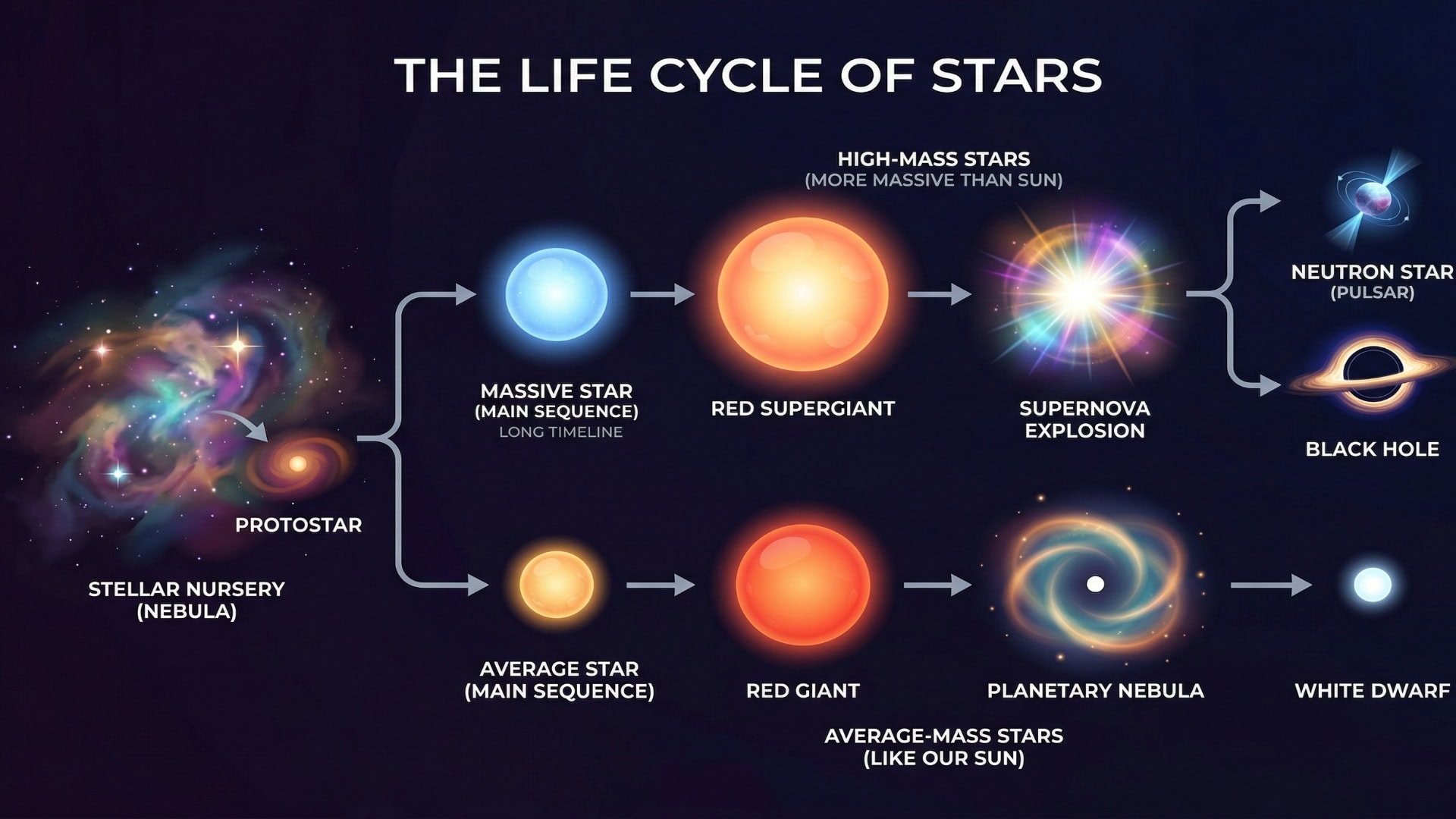The Cosmic Journey: The Life Cycle of Stars Explained